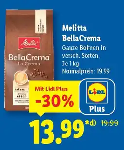Lidl Melitta Bella Crema Angebot