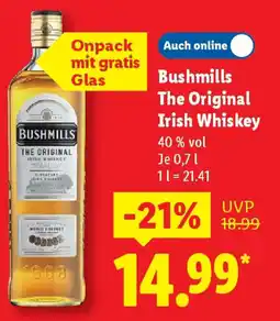 Lidl Bushmills The Original Irish Whiskey Angebot