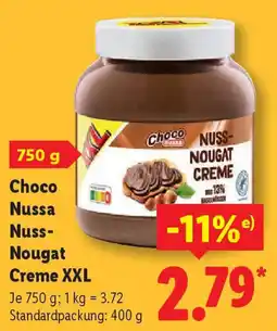 Lidl Choco Nussa Nuss- Nougat Creme XXL Angebot