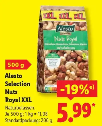 Lidl Alesto Selection Nuts Royal XXL Angebot