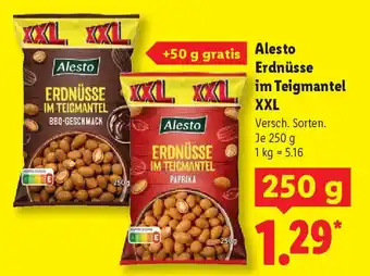 Lidl Alesto Erdnüsse im Teigmantel XXL Angebot