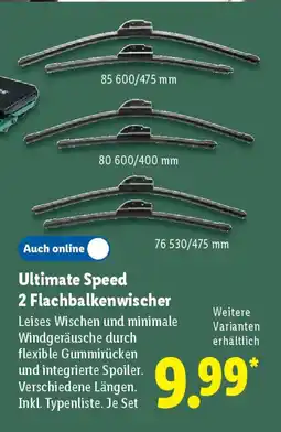 Lidl Ultimate Speed 2 Flachbalkenwischer Angebot