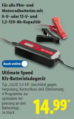 Lidl Ultimate Speed Kfz-Batterieladegerät Angebot