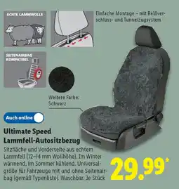 Lidl Ultimate Speed Lammfell-Autositzbezug Angebot