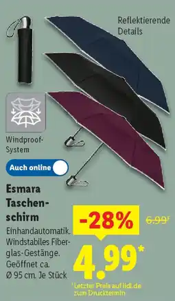 Lidl Esmara Taschen- schirm Angebot