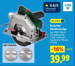 Lidl Parkside Handkreissäge Angebot