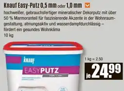V Baumarkt Knauf Easy-Putz 0,5 mm oder 1,0 mm Angebot