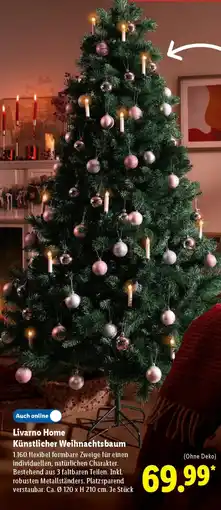 Lidl Livarno Home Künstlicher Weihnachtsbaum Angebot