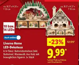Lidl Livarno Home LED-Dekohaus Angebot
