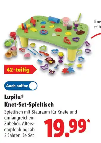 Lidl Lupilu Knet-Set-Spieltisch Angebot
