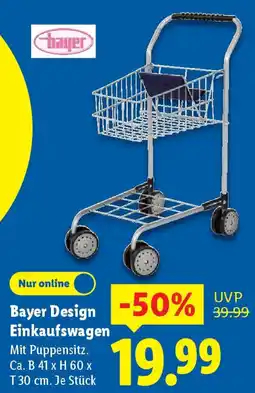 Lidl Bayer Design Einkaufswagen Angebot