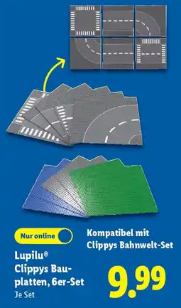 Lidl Lupilu Clippys Bau- platten, 6er-Set Angebot