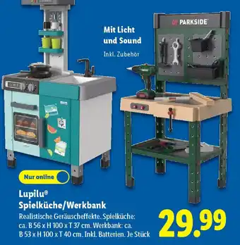 Lidl Lupilu Spielküche/Werkbank Angebot
