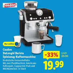 Lidl Casdon DeLonghi Barista Spielzeug-Kaffeemaschine Angebot