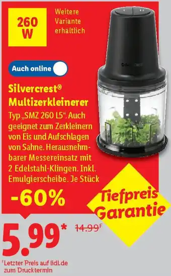 Lidl Silvercrest Multizerkleinerer Angebot