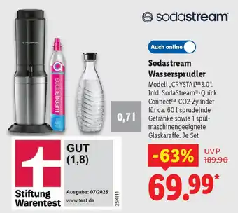 Lidl Sodastream Wassersprudler Angebot
