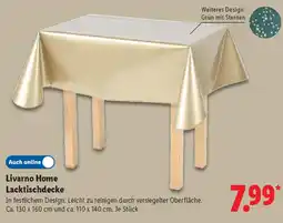 Lidl Livarno Home Lacktischdecke Angebot