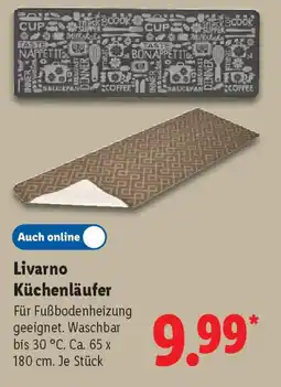 Lidl Livarno Küchenläufer Angebot