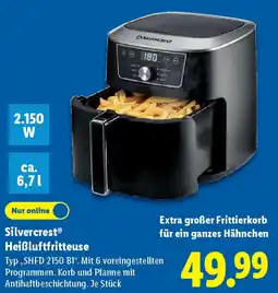 Lidl Silvercrest Heißluftfritteuse Angebot