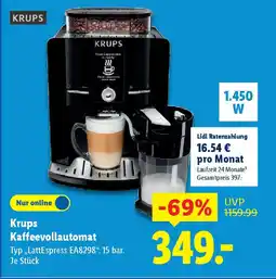Lidl Krups Kaffeevollautomat Angebot