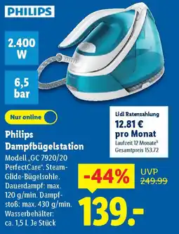 Lidl Philips Dampfbügelstation Angebot