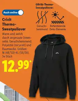 Lidl Crivit Thermo- Sweatpullover Angebot