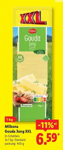 Lidl Milbona Gouda Jung XXL Angebot