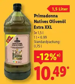 Lidl Primadonna Natives Olivenöl Extra XXL Angebot