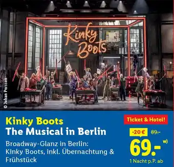 Lidl Kinky Boots The Musical in Berlin Angebot