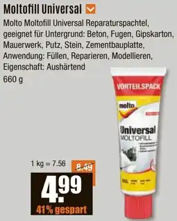 V Baumarkt Moltofill Universal Angebot
