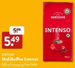 Aldi Süd BARISSIMO Mahlkaffee Intenso Angebot