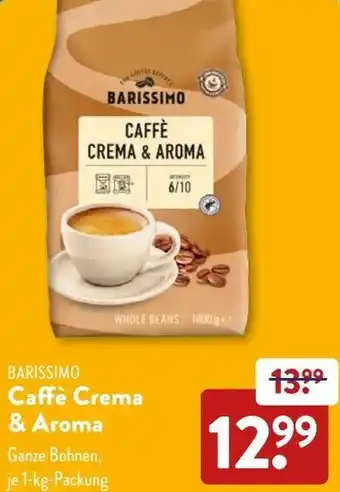 Aldi Süd BARISSIMO Caffè Crema & Aroma Angebot