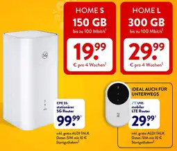 Aldi Süd CPE 5S: stationärer 5G Router Angebot