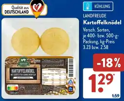Aldi Süd LANDFREUDE Kartoffelknödel Angebot