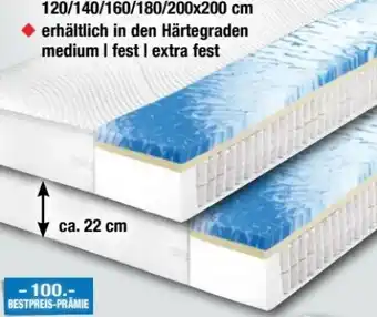 Ostermann Hemafa Taschenfederkernmatratze Aqua Ortho 700 Angebot