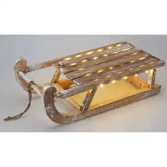 toom Baumarkt LED-Holzschlitten Angebot