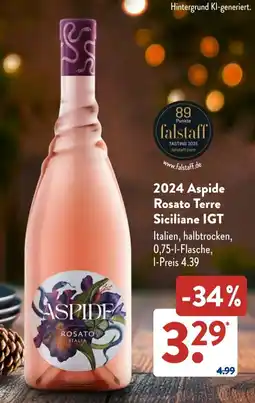 Aldi Süd 2024 Aspide Rosato Terre Siciliane IGT Angebot