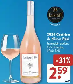 Aldi Süd 2024 Costières de Nîmes Rosé Angebot