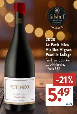 Aldi Süd 2023 Le Petit Nico Vieilles Vignes Famille Lafage Angebot