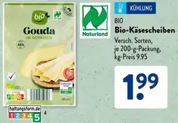 Aldi Süd Bio-Käsescheiben Angebot