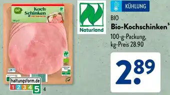 Aldi Süd Bio-Kochschinken Angebot