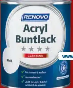 Hagebau Renovo Acryl-Buntlack Angebot