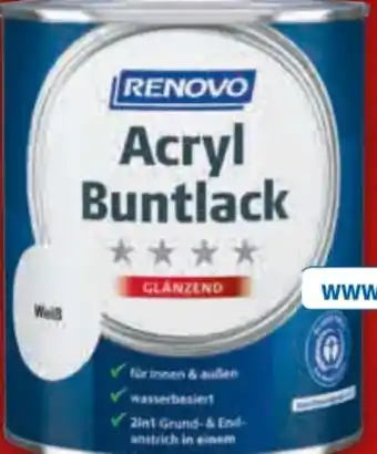 Hagebau Renovo Acryl-Buntlack Angebot