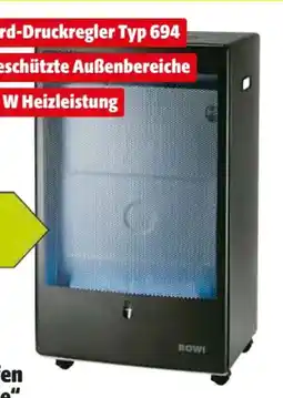 Hagebau Rowi Gas-Heizofen Blue Flame Angebot