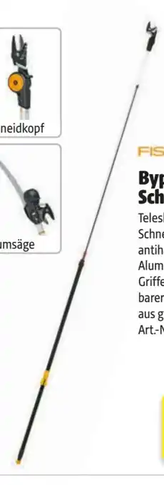 Hagebau Fiskars Bypass Teleskop Schneidgiraffe Angebot