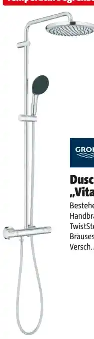 Hagebau Grohe Duschsystem Vitalio Start 250 Angebot