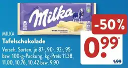Aldi Süd MILKA Tafelschokolade Angebot