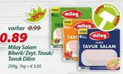 Hepsi-Markt Milay Salam Biberli/Zeyt. Tavuk/ Tavuk Dilim Angebot