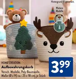 Aldi Süd HOME CREATION Aufbewahrungskorb Angebot