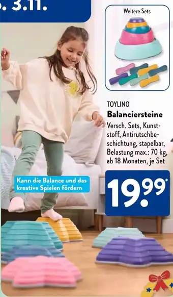 Aldi Süd TOYLINO Balanciersteine Angebot
